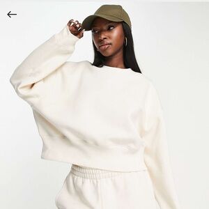 Adidas Originals Essential sweatshirt in cream
